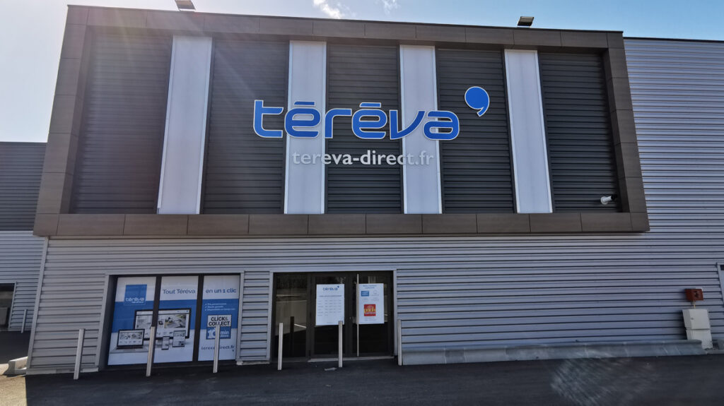 Enseigne lettres découpées aluminium