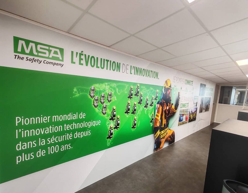 Habillage mural sur salle de réunion