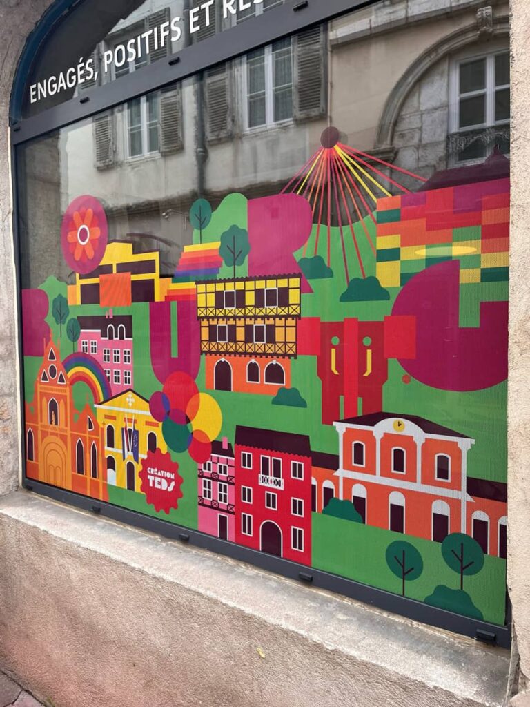 Microperforé vitrine