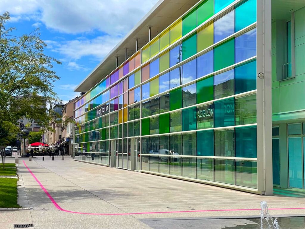 Vitrophanie décorative