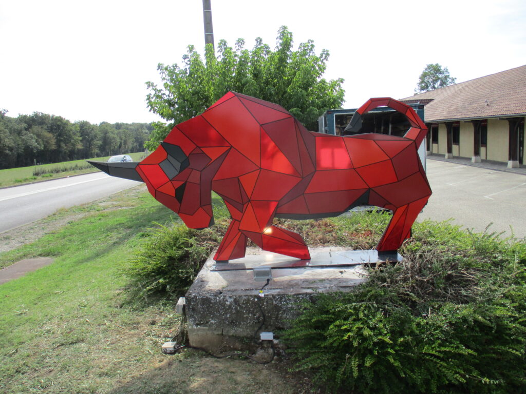 Sculpture taureau